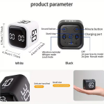 Πολυλειτουργικό Ψηφιακό Timer Κύβος με Αντίστροφη Μέτρηση 5/10/30/60 Λεπτών, Δόνηση & Ηχητική Ειδοποίηση – F4 Gravity Timer - Image 10