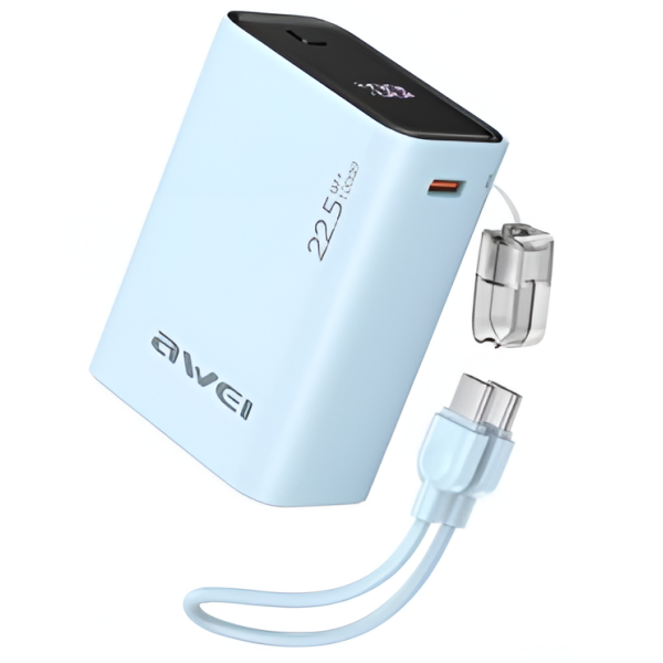 Power Bank 10000mAh 22,5W Fast Charging με USB-C Awei PB086