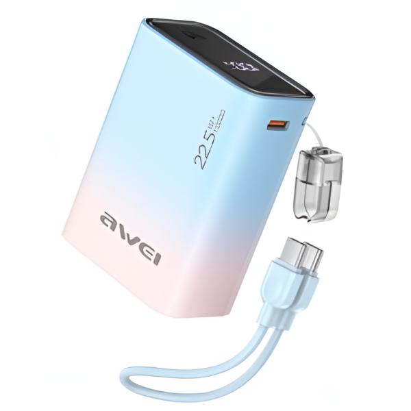 Power Bank 10000mAh 22,5W Fast Charging με USB-C Awei PB086