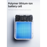 Power Bank 10000mAh 40W PD Fast Charging με Ενσωματωμένο Καλώδιο USB-C Awei 01PD - Image 7