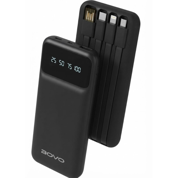 Power Bank 10000mAh με 2 USB, LED Οθόνη & Quick Charge SOVO X05