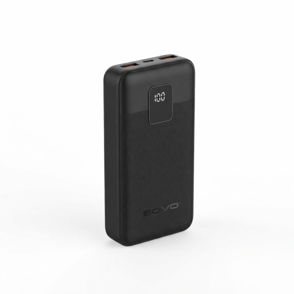 Power Bank 20000mAh με Ενσωματωμένα Καλώδια & Fast Charging PD 22.5W SOVO PD25