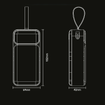 Power Bank 30.000mAh με Fast Charge 22.5W, 2× USB-C, 2× USB-A & Ψηφιακή Οθόνη Μαύρο – AWEI PA-103 - Image 10