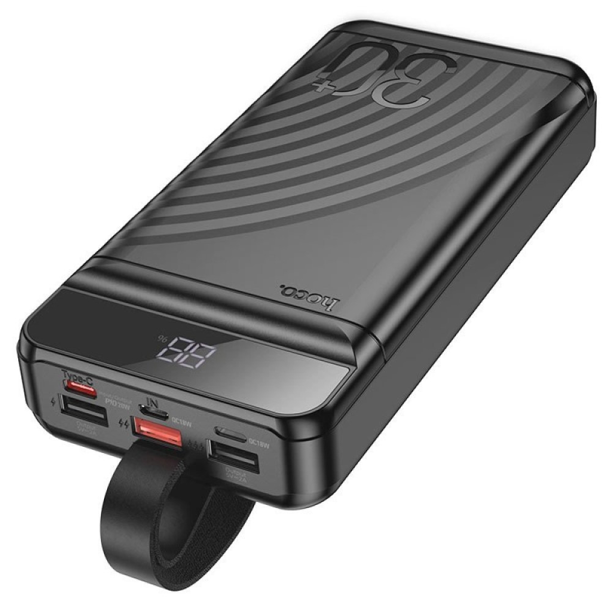 Power Bank 30.000mAh με Fast Charge 22.5W, PD 20W, 4 Θύρες & Ψηφιακή Οθόνη Hoco J123B - Image 3