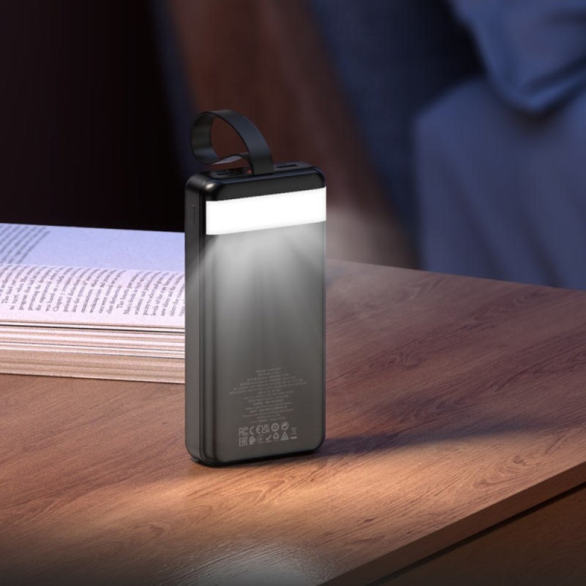 Power Bank 30.000mAh με Fast Charge 22.5W, PD 20W, 4 Θύρες & Ψηφιακή Οθόνη Hoco J123B - Image 7