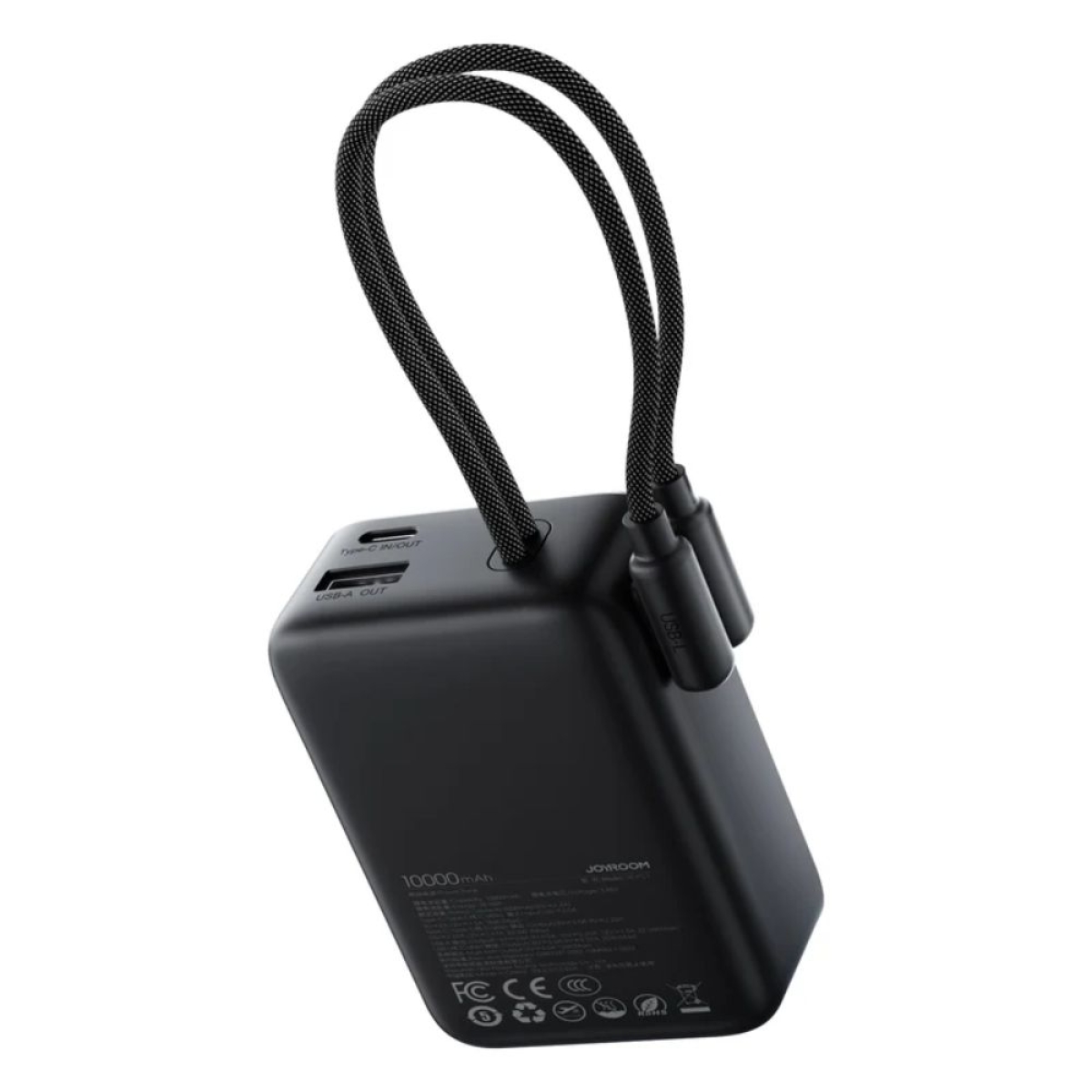 Power Bank Joyroom 10000mAh με Ενσωματωμένα Καλώδια