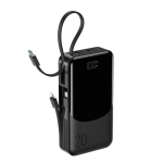 Power Bank Joyroom 20000mAh με 3 Ενσωματωμένα Καλώδια