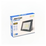 Προβολέας LED 100W Jortan IP66 Ψυχρό Λευκό 6500K Μαύρος