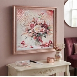 Ψηφιδωτό Diamond Painting 25x25cm - Ανθοδέσμη 88511