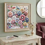 Ψηφιδωτό Diamond Painting 25x25cm - Λουλούδια 88511