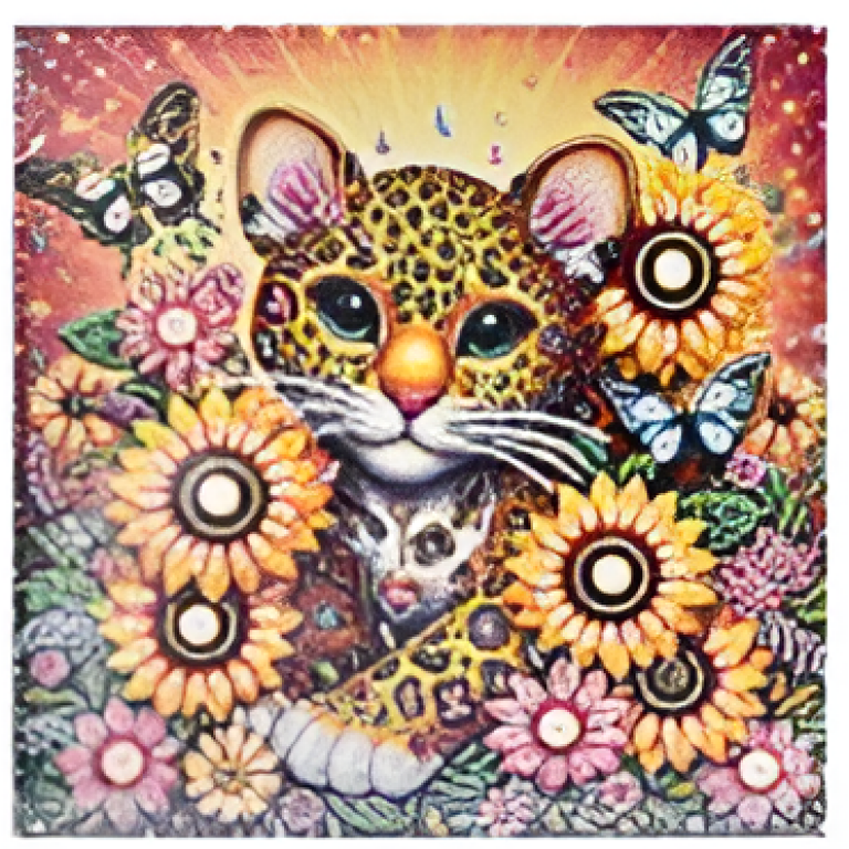 Ψηφιδωτό Diamond Painting 25x25cm - Tιγράκι 88511