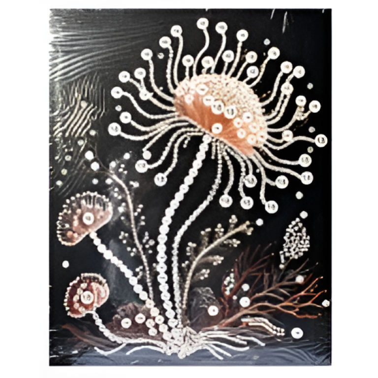 Ψηφιδωτό Diamond Painting 40x50cm με Στρας - Μέδουσα στον Βυθό 88510