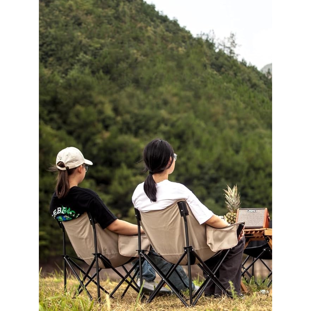 Πτυσσόμενη Καρέκλα Παραλίας/Camping με Μεταλλικό Σκελετό 68x47x47cm 29823 - Image 2