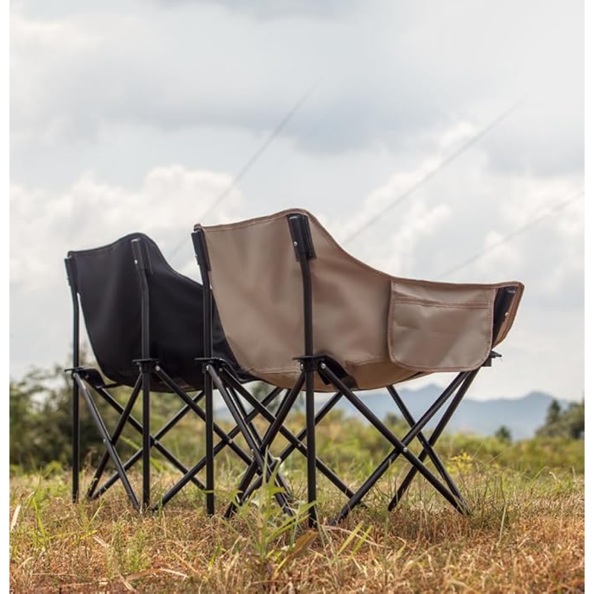 Πτυσσόμενη Καρέκλα Παραλίας/Camping με Μεταλλικό Σκελετό 68x47x47cm 29823 - Image 5