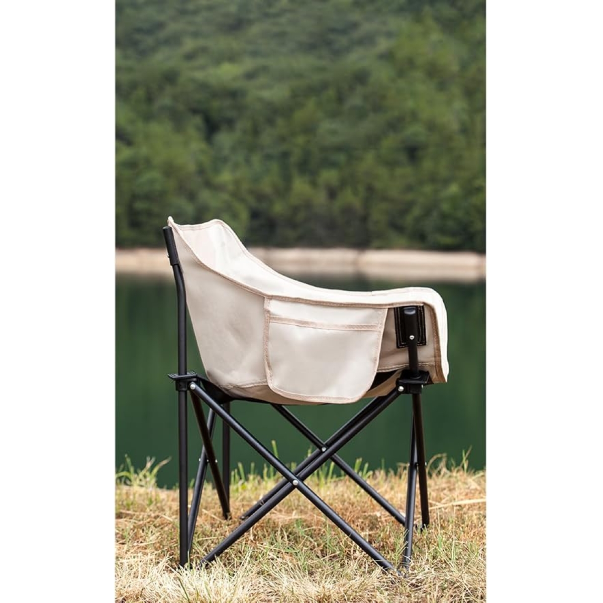 Πτυσσόμενη Καρέκλα Παραλίας/Camping με Μεταλλικό Σκελετό 68x47x47cm 29823 - Image 4