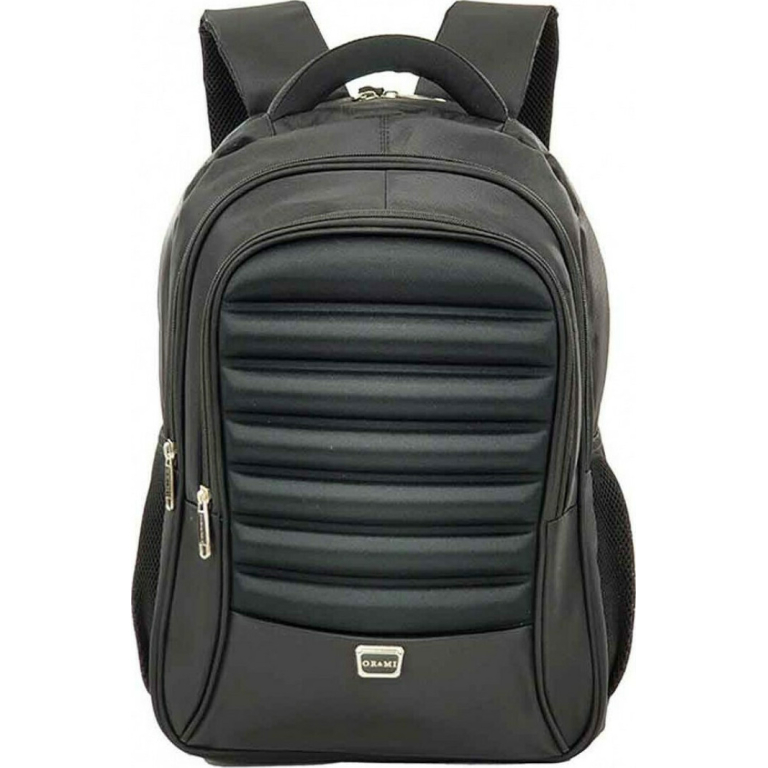 Σακίδιο Πλάτης με Θήκη Laptop 15.8″ 48x30x18cm Μαύρο Ormi 6202