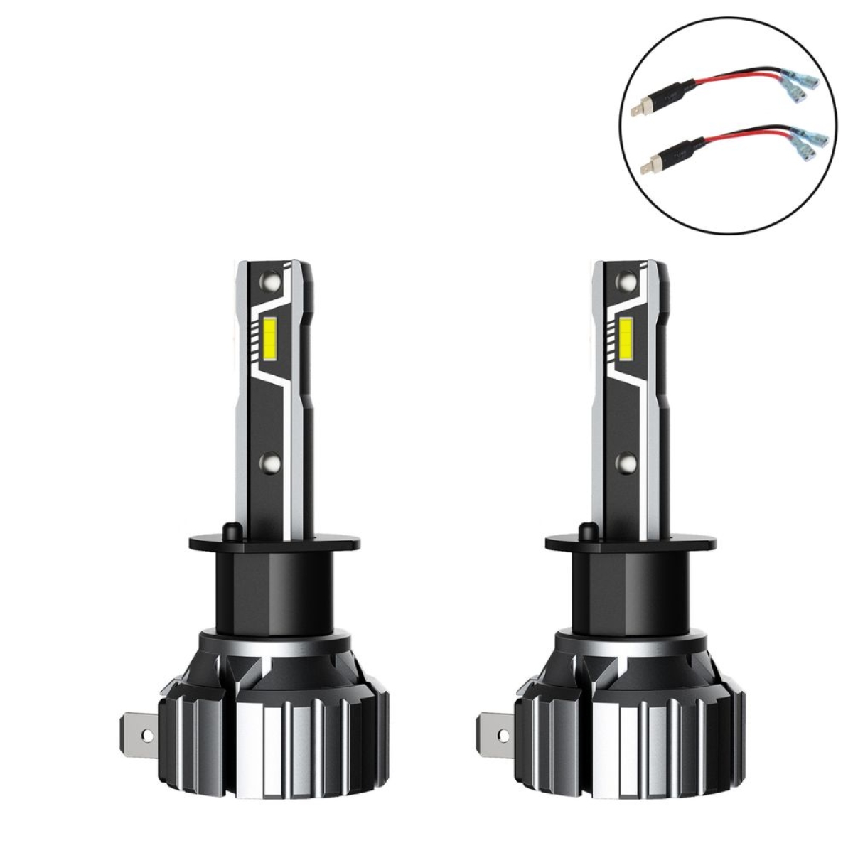 Σετ Λάμπες LED Novsight N57 H1 6500K 50W 10000 Lumen (2 Τεμάχια)