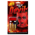 Σετ Βαφής Devil με Μακιγιάζ & 4 Μολύβια C.T. 9434