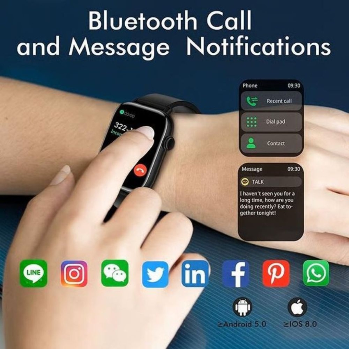 Smartwatch T900 Pro Max με Κλήσεις Bluetooth και HD Οθόνη