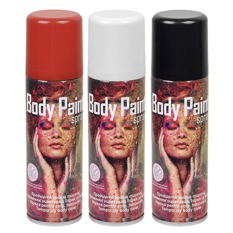 Σπρέι Χρώμα Σώματος Body Paint Halloween 125ml Airpack 235-236-237