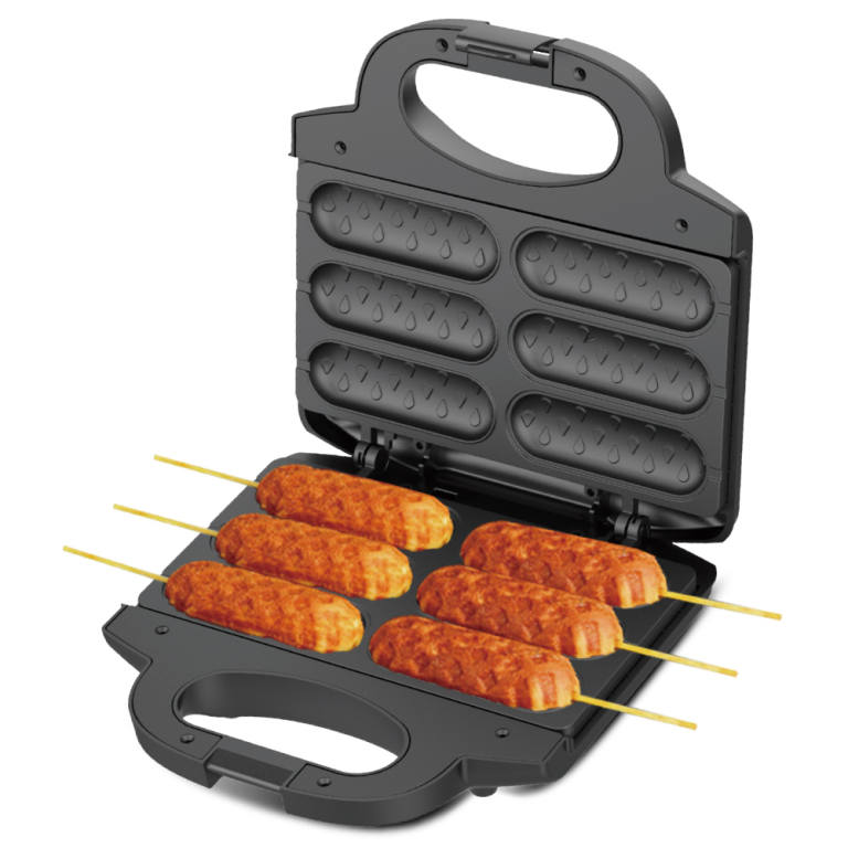 Συσκευή Παρασκευής Corn Dog 6 Θέσεων 850W με Αντικολλητική Πλάκα RAF R.547X