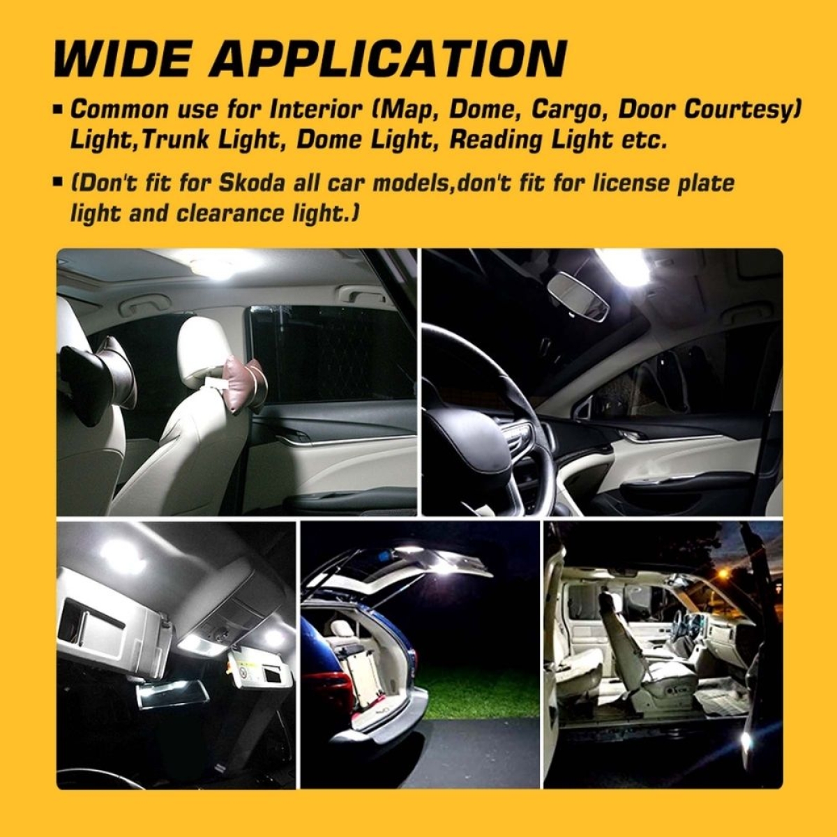 T10 LED 12V 2 SMD 7020 CANBUS 100LM 1W ψυχρό λευκό 6000K 2 τεμάχια A500 T10-4 NOVSIGHT