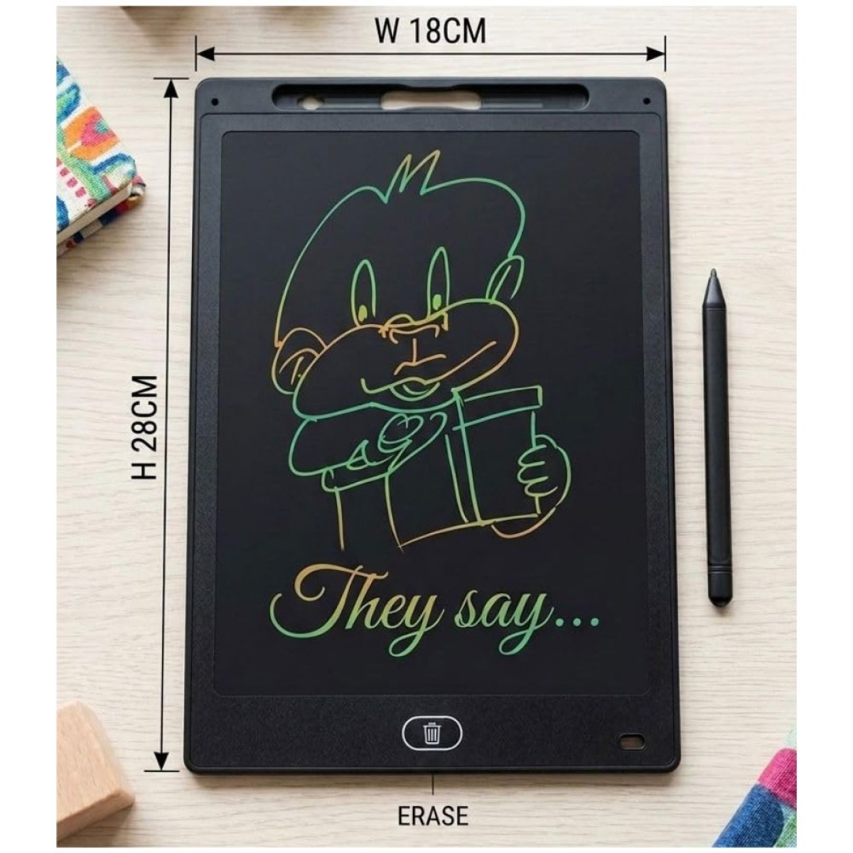 Τάμπλετ Γραφής LCD 12'' - Colorful Writing Tablet