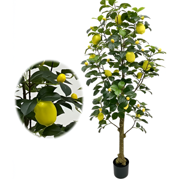 Τεχνητή Λεμονιά με 38 Καρπούς σε Γλάστρα 150cm 89527