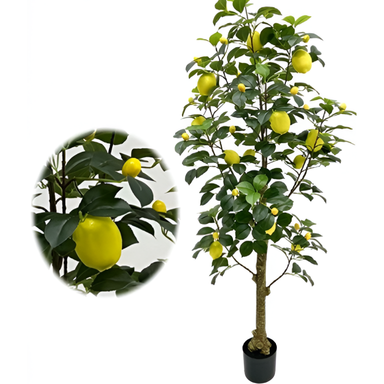 Τεχνητή Λεμονιά με 38 Καρπούς σε Γλάστρα 150cm 89527