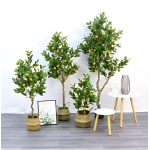 Τεχνητή Λεμονιά με 56 Καρπούς σε Γλάστρα 180cm 89528