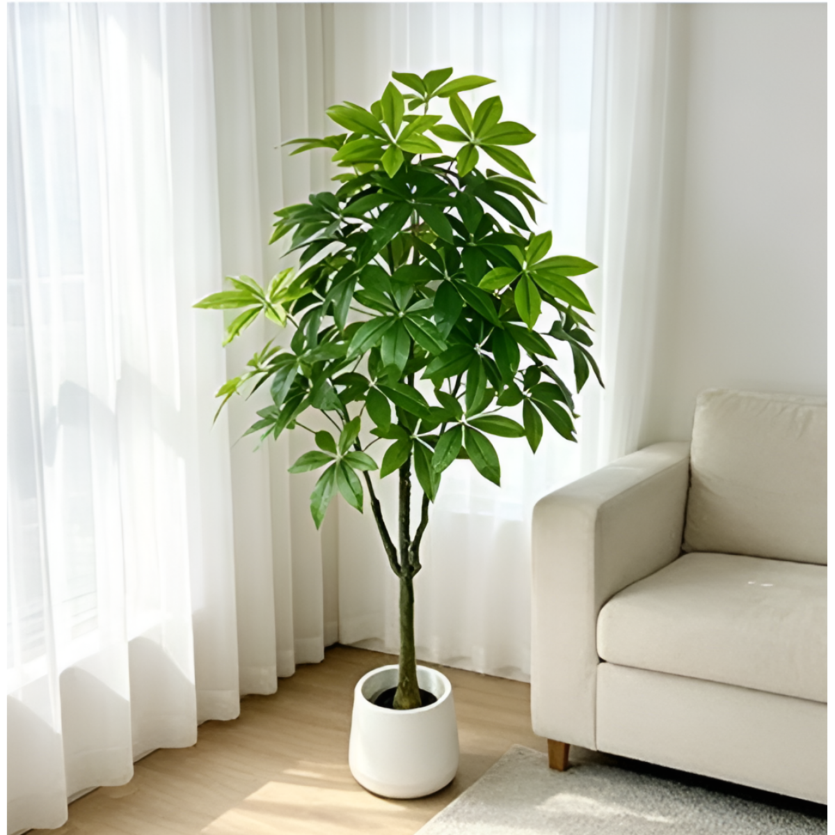 Τεχνητή Παχίρα 150cm με 56 Φύλλα – 29756