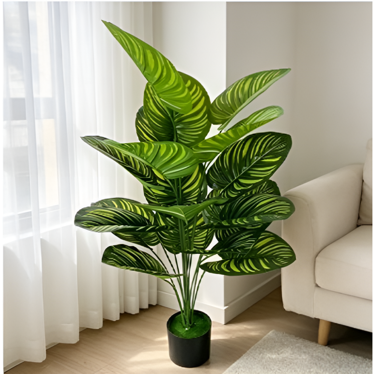 Τεχνητό Aνθούριο 85cm με 18 Φύλλα – 29753