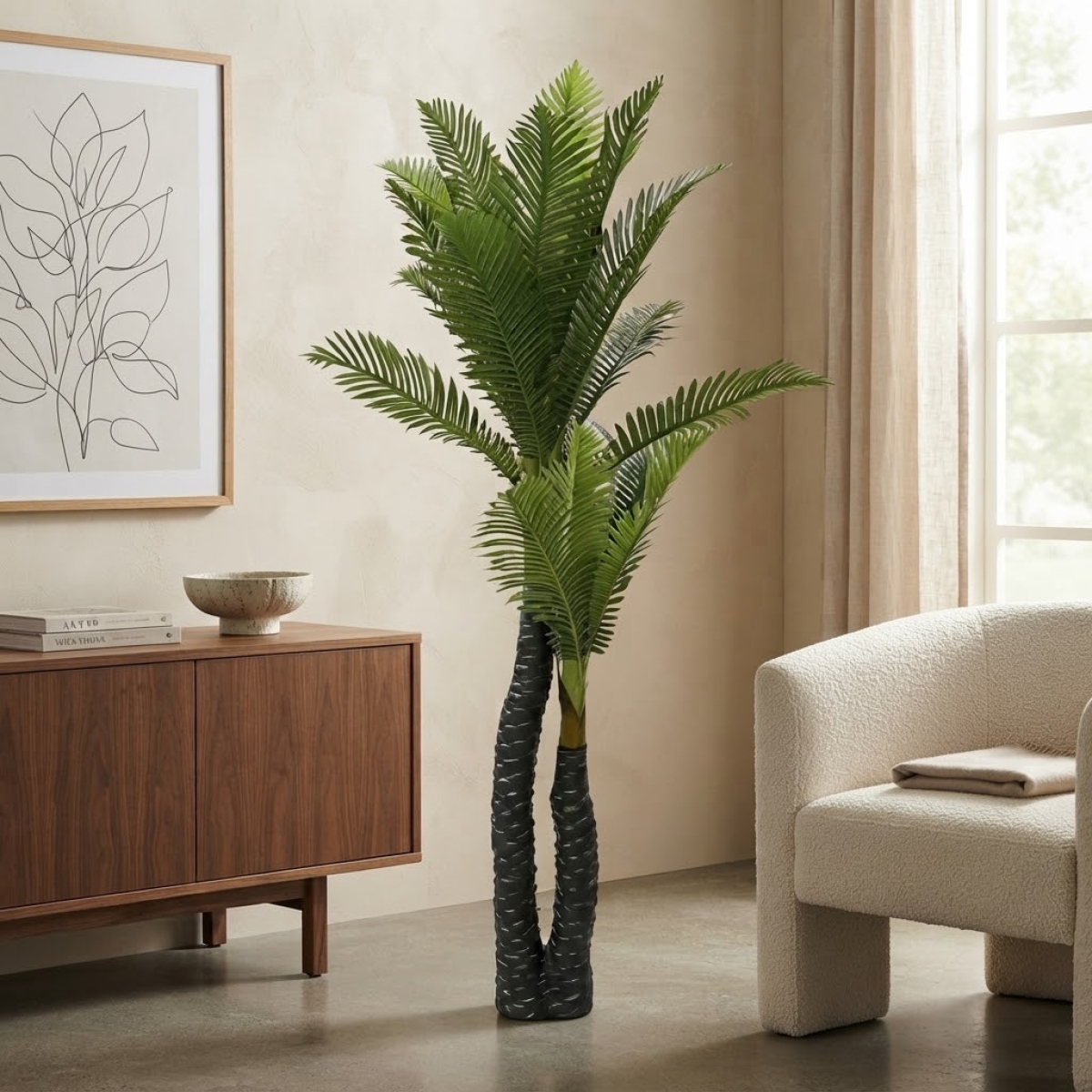 Τεχνητό Διακοσμητικό Πράσινο Φυτό 165cm K60