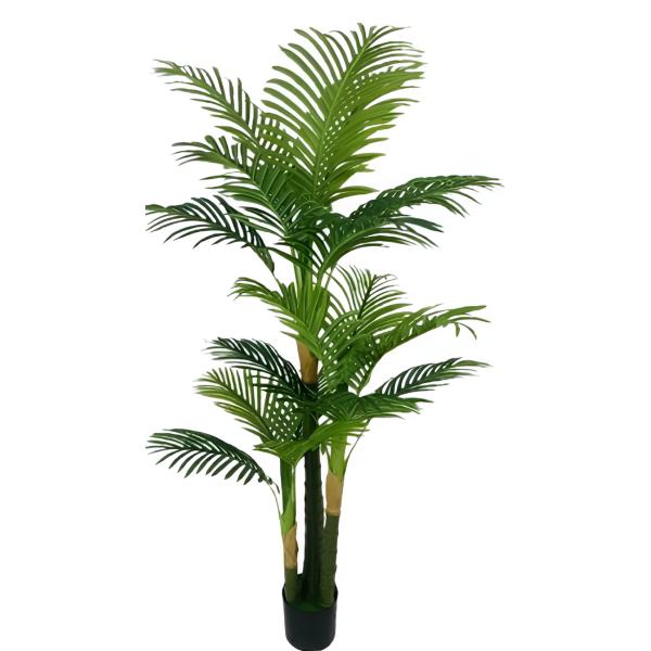 Τεχνητός Φοίνικας Areca 180cm με 3 Κορμούς και 19 Κλαδιά – 29742