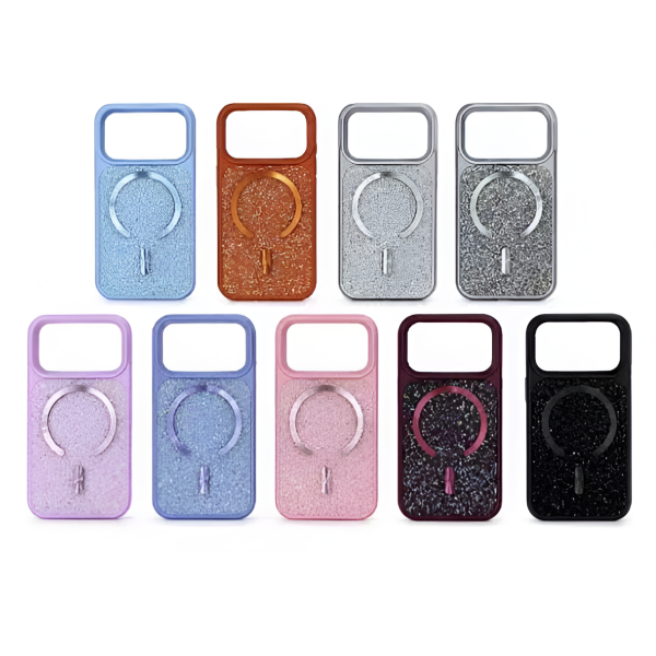 Θήκη Glitter με MagSafe για iPhone 18 Pro Max – Μαγνητική με Προστασία Κάμερας