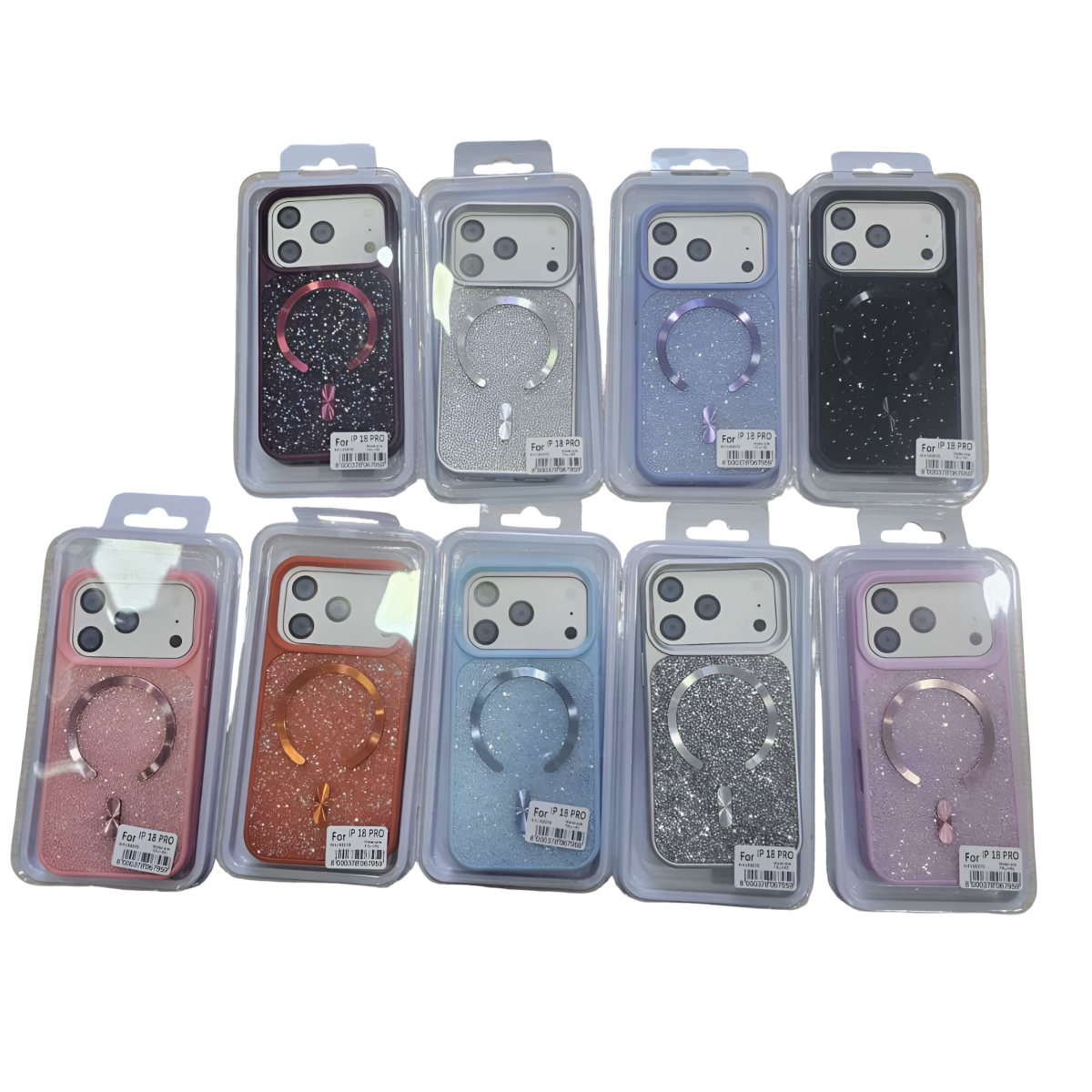 Θήκη Glitter με MagSafe για iPhone 18 Pro Max – Μαγνητική με Προστασία Κάμερας