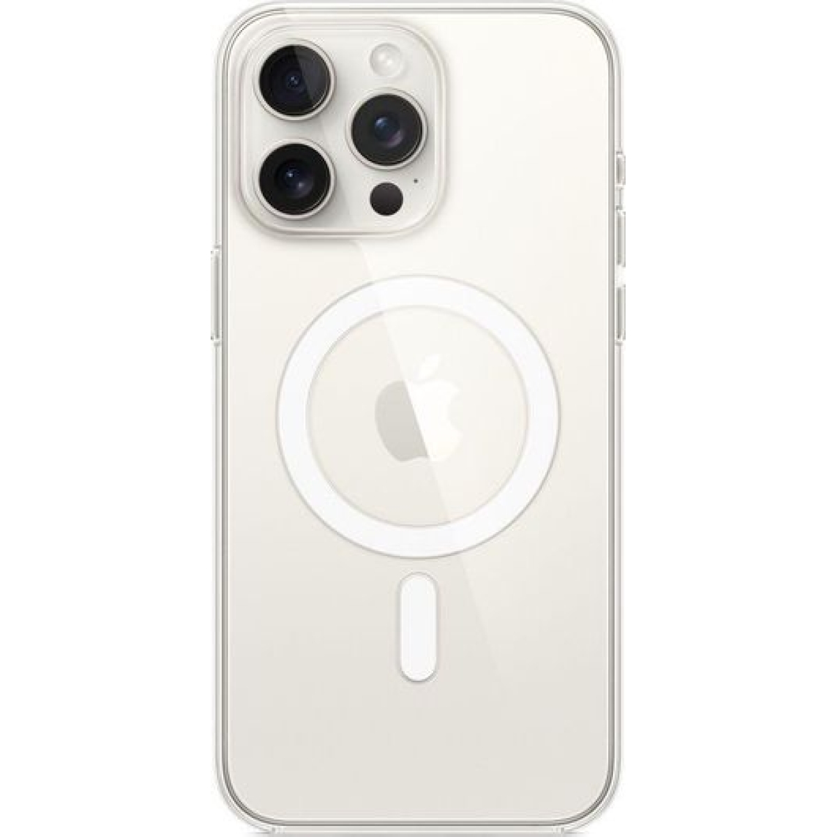 Θήκη Σιλικόνης Back Cover με MagSafe για iPhone 18 Pro Max Διάφανη - Image 2