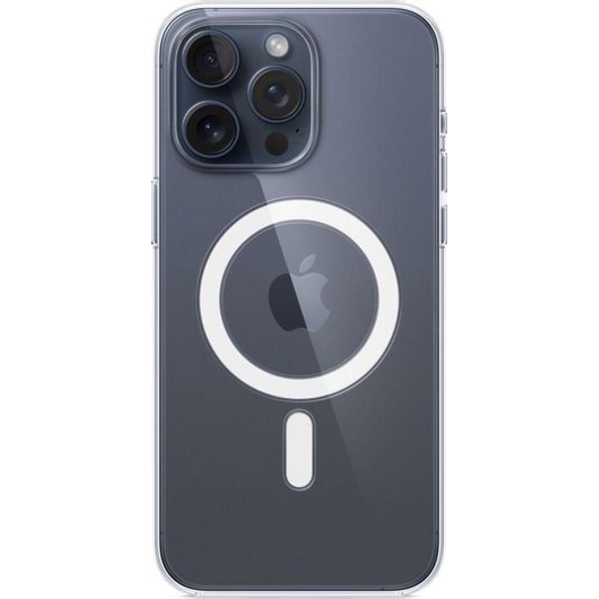 Θήκη Σιλικόνης Back Cover με MagSafe για iPhone 18 Pro Max Διάφανη - Image 4