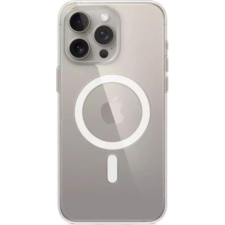 Θήκη Σιλικόνης Back Cover με MagSafe για iPhone 18 Pro Max Διάφανη