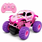 Τηλεκατευθυνόμενο Monster Truck Ροζ 2.4GHz με Φώτα