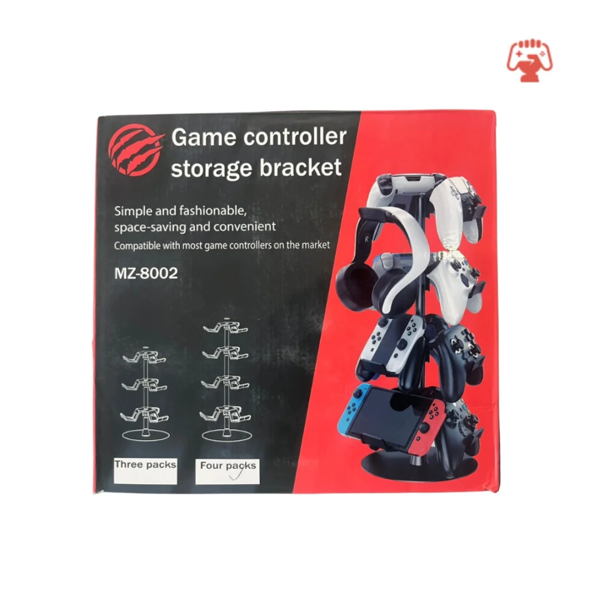 Βάση Αποθήκευσης Χειριστηρίων Gaming για Τοίχο MZ-8002 - Image 3