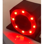Βομβητής Όπισθεν 12V–48V με Κόκκινο LED Φως, Ήχο 105dB & Βάση Στήριξης - Image 4
