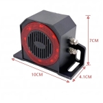 Βομβητής Όπισθεν 12V–48V με Κόκκινο LED Φως, Ήχο 105dB & Βάση Στήριξης - Image 5