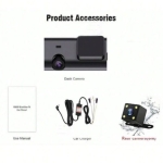Wifi dash κάμερα αυτοκινήτου 1080P 170° Night vision A6