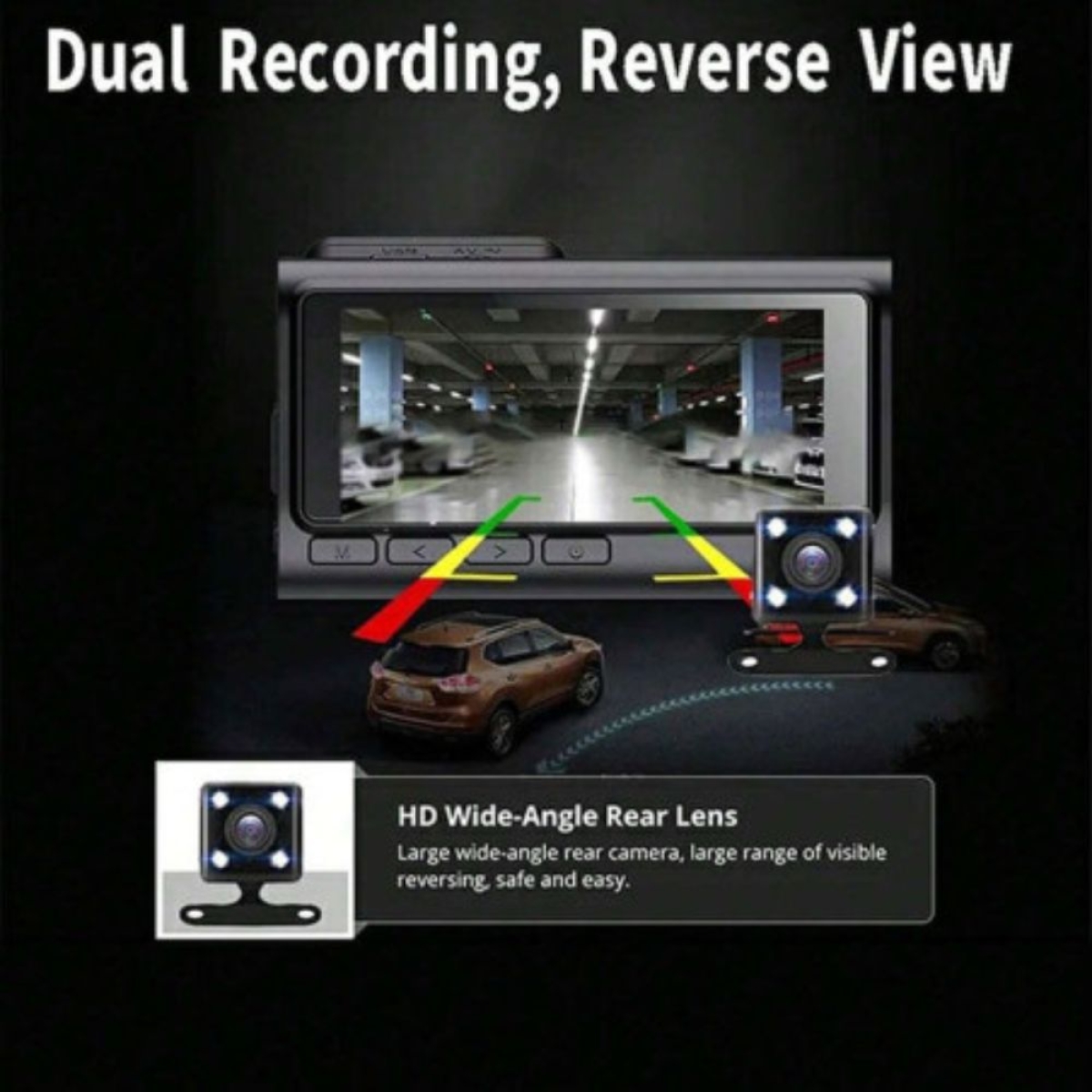 Wifi dash κάμερα αυτοκινήτου 1080P 170° Night vision A6