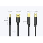 Ugreen USB 2.0 Cable USB-A male - USB-B male 1.5m (10350) - Image 4