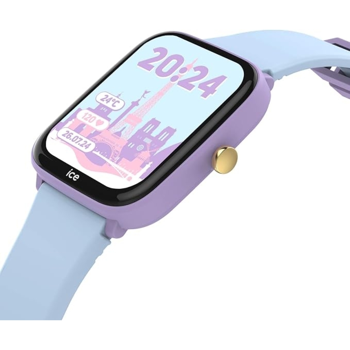 Ice-Watch Junior 2.0 Smartwatch 1,75" Μωβ/Soft Blue 022801 - Image 2