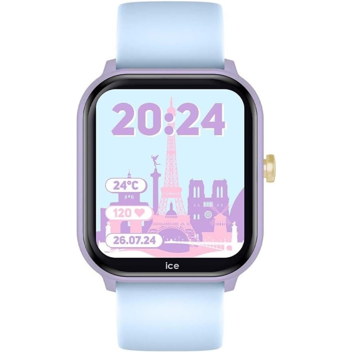 Ice-Watch Junior 2.0 Smartwatch 1,75" Μωβ/Soft Blue 022801 - Image 3