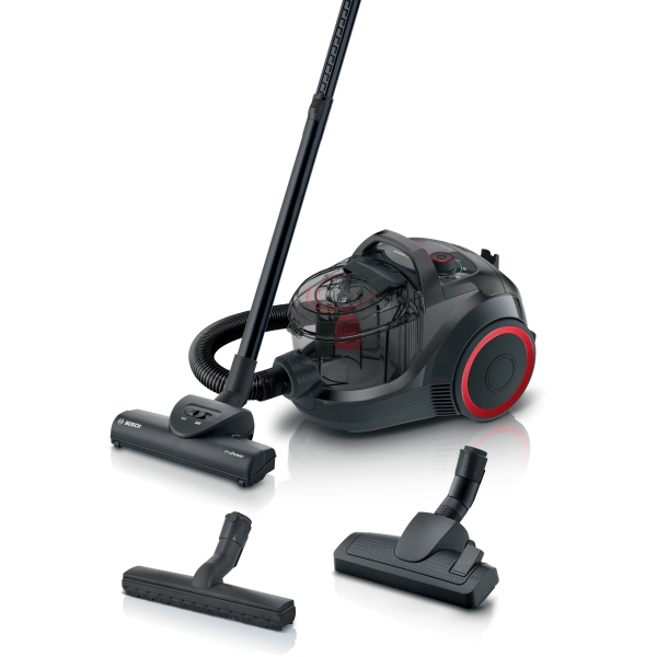 Bosch Ηλεκτρική Σκούπα 750W με Κάδο 2lt Μαύρη BGS21POW2