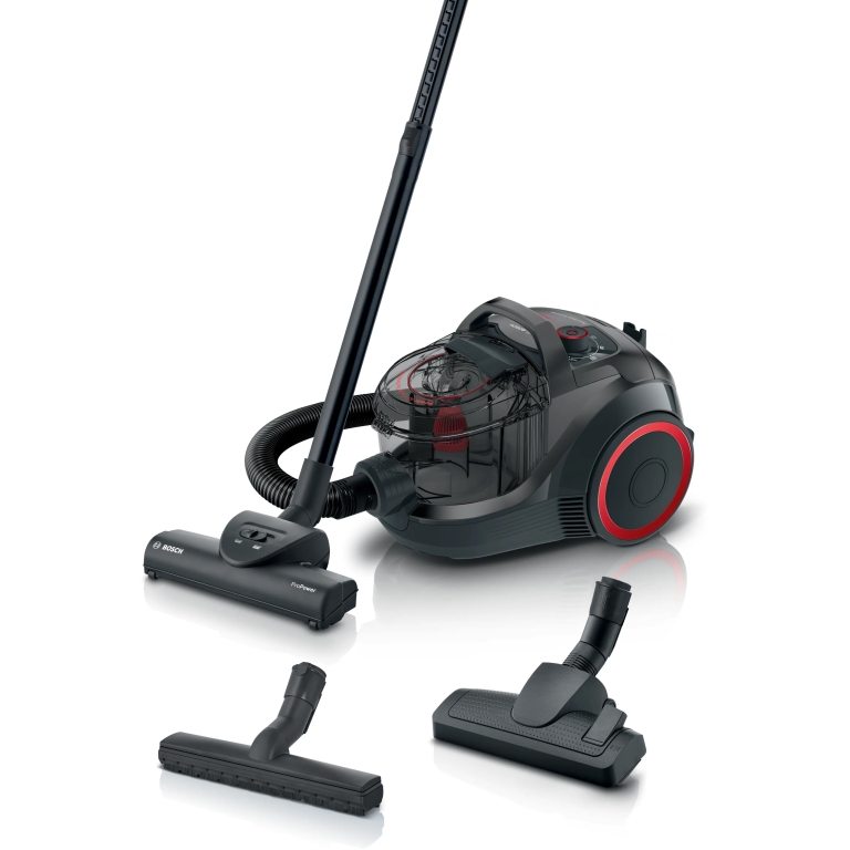 Bosch Ηλεκτρική Σκούπα 750W με Κάδο 2lt Μαύρη BGS21POW2